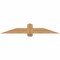 Ekena Millwork Eugene Smooth Timber Gable Bracket, Western Red Cedar, 60"W x 10"H x 1 1/2"D x 5 1/2"F, 4/12 Pitch GBW060X10X0206EUG00SWR - alternate 1
